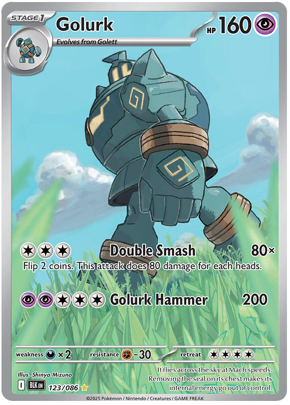 Golurk - Black Bolt - 123/086