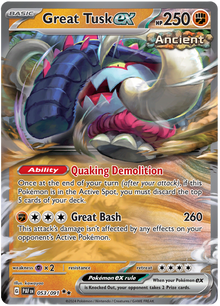 Great Tusk ex - Paldean Fates - 53/91
