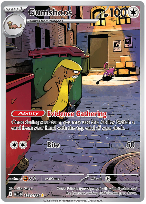Gumshoos - Mega Evolution - 153/132