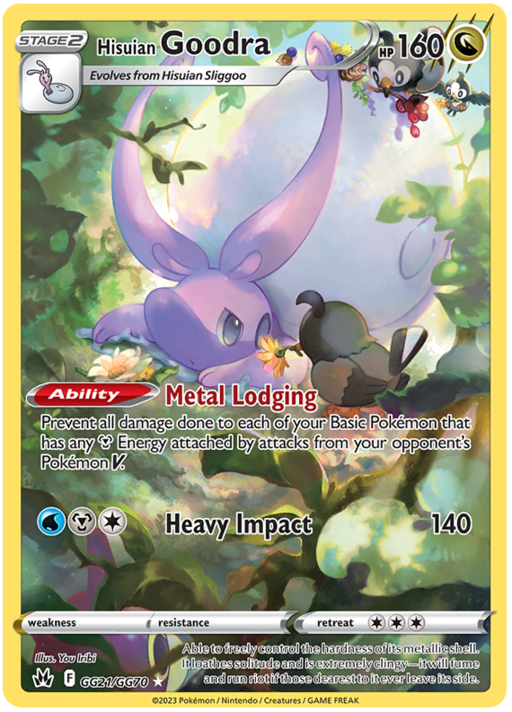 Hisuian Goodra - Crown Zenith - GGS21/GG70