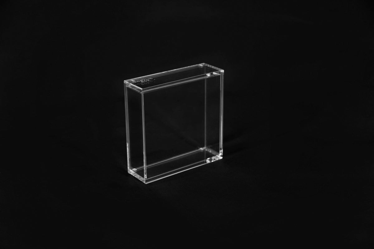 Accessoires De reguliere markt bevat 5MM en 8MM acryl producten.De acryldoos is de eerste die de dikte verandert in 6MM. Dit kleine detail opende de mogelijkheid voor ons om de sterke N52-magneten bovenop te plaatsen zonder de behuizing te kraken. Door ge
