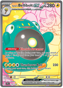 Iono's Bellibolt ex - Journey Together - 172/159