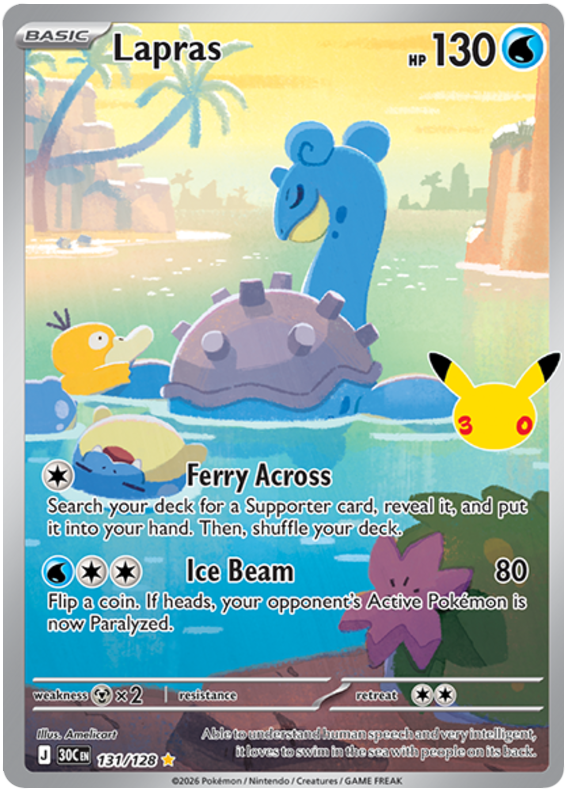 Lapras - 30th Celebration - 131/128