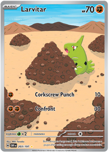 Larvitar - Obsidian Flames - 203/197