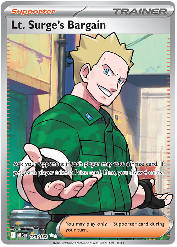 Lt. Surge's Bargain - Mega Evolution - 170/132