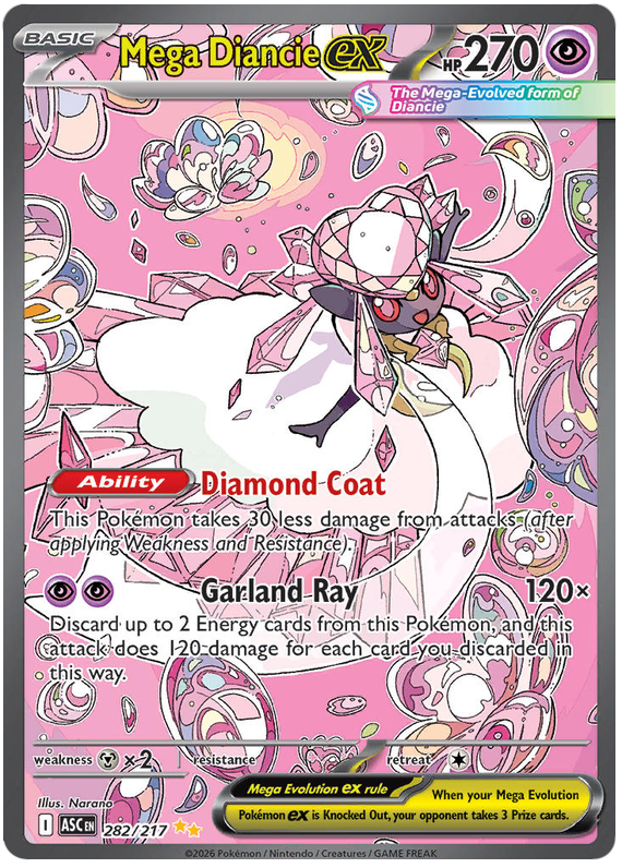 Mega Diancie ex - Ascended Heroes - 282/217