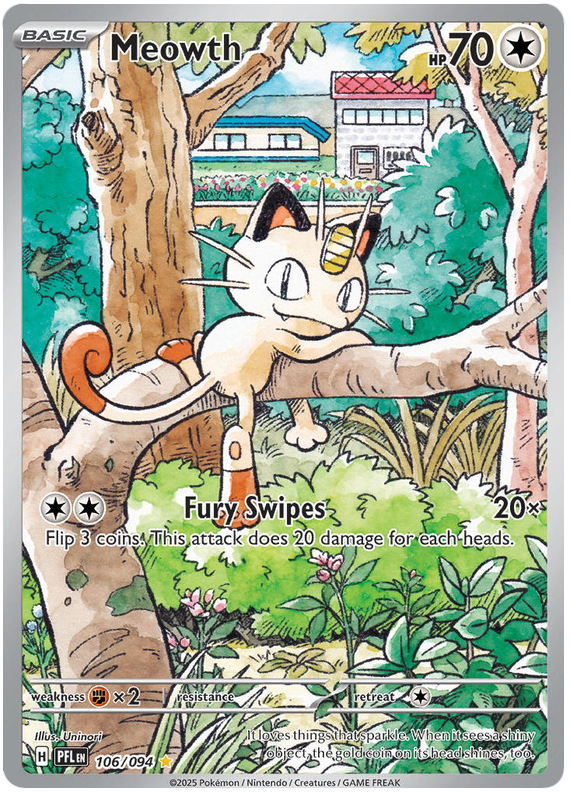 Meowth - Phantasmal Flames - 106/094