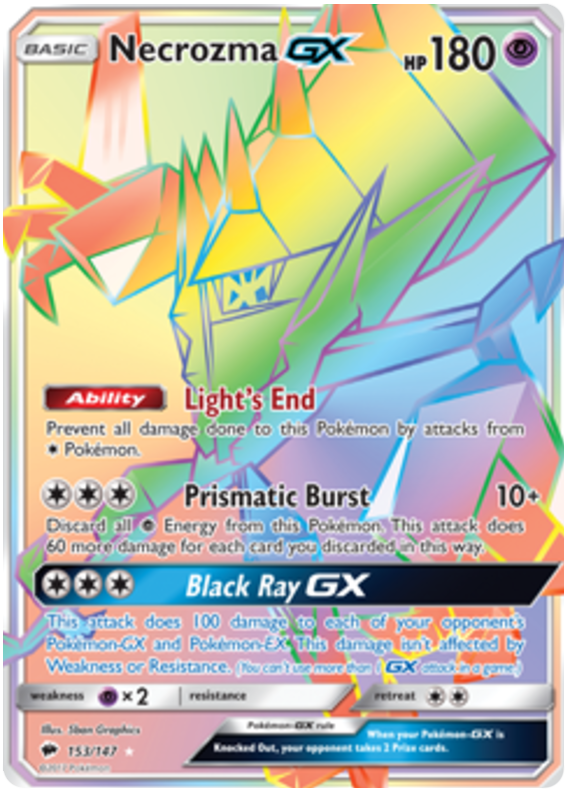 Necrozma GX - Burning Shadows - 153/147