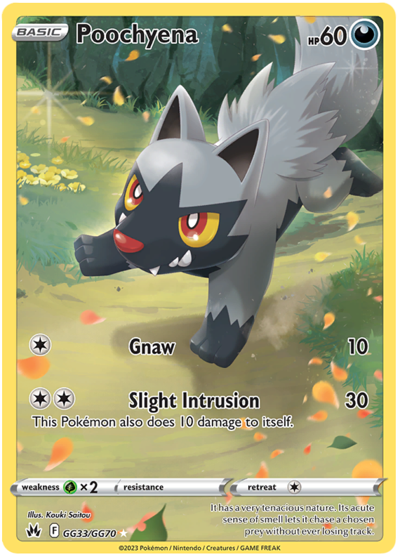 Poochyena - Crown Zenith - GGS33/GG70