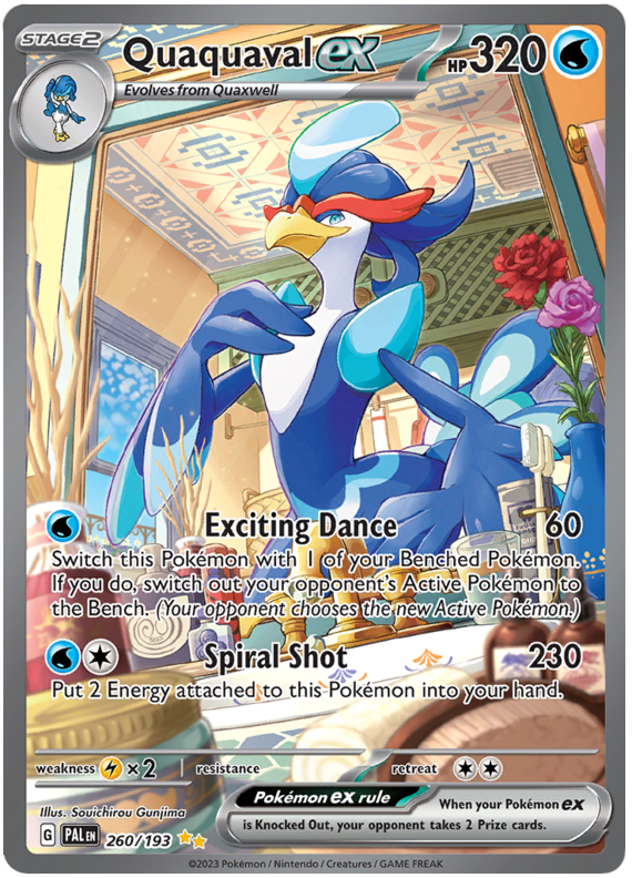 Quaquaval ex - Paldea Evolved - 260/193