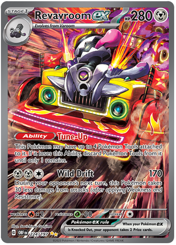 Revavroom ex - Obsidian Flames - 224/197