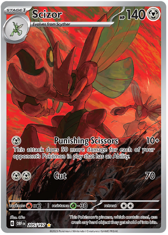 Scizor - Obsidian Flames - 205/197