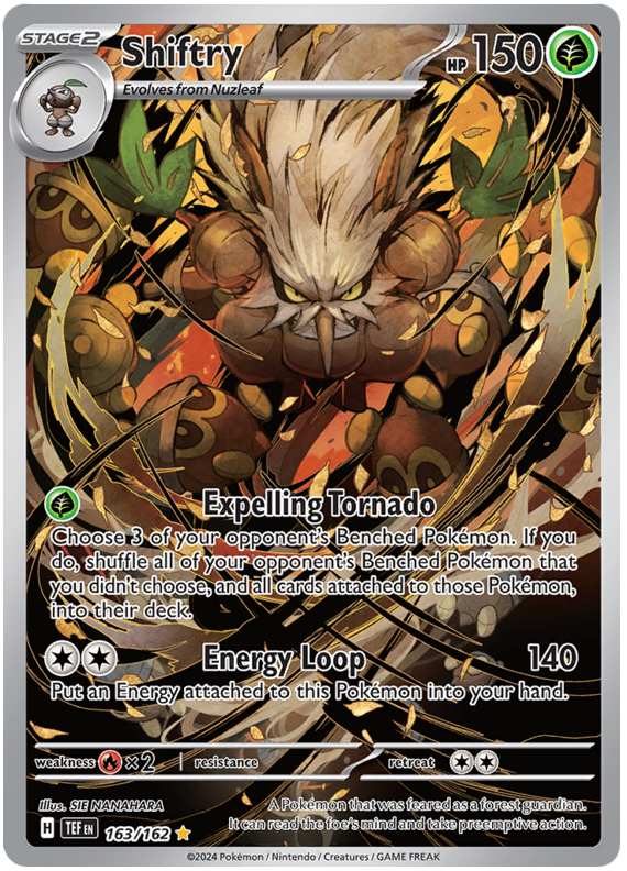 Shiftry - Temporal Forces - 163/162