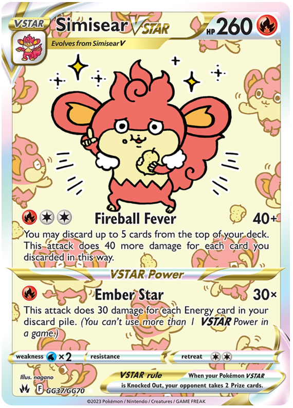 Simisear Vstar - Crown Zenith - GG37/GG70