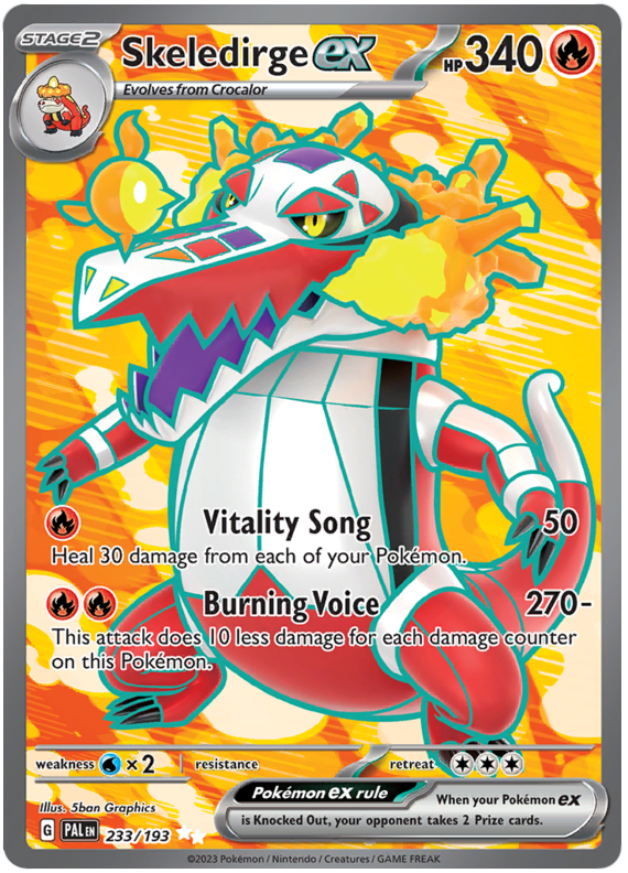 Skeledirge ex - Paldea Evolved - 233/193