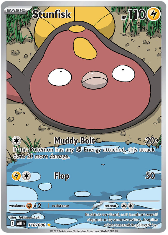 Stunfisk - White Flare - 118/086