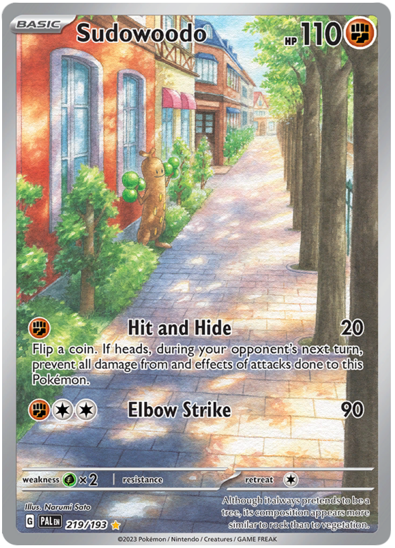 Sudowoodo - Paldea Evolved - 219/193
