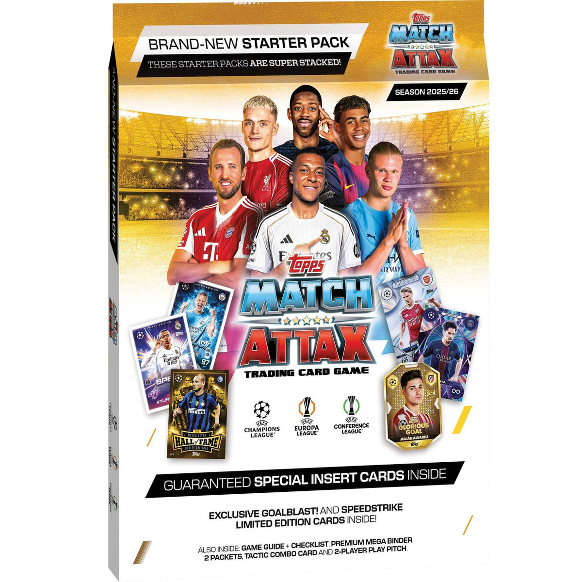 UEFA Champions League Match Attax Trading Cards 2025/26 Starter Pack