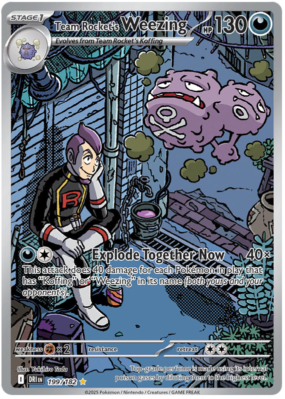 Team Rocket's Weezing - Destined Rivals - 199/182