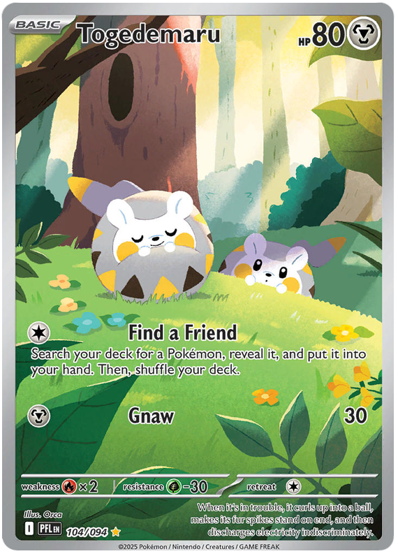 Togedemaru - Phantasmal Flames - 104/094