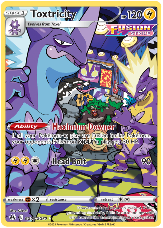 Toxtricity - Crown Zenith - GG09/GG70