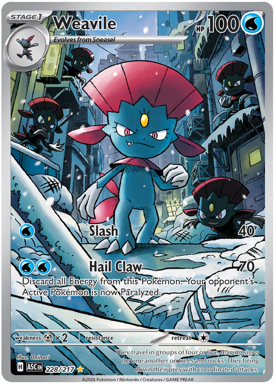 Weavile - Ascended Heroes - 228/217