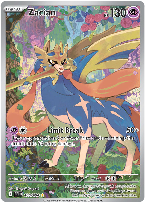 Zacian - Phantasmal Flames - 100/094