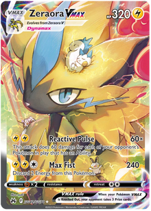 Zeraora Vmax - Crown Zenith - GG42/GG70