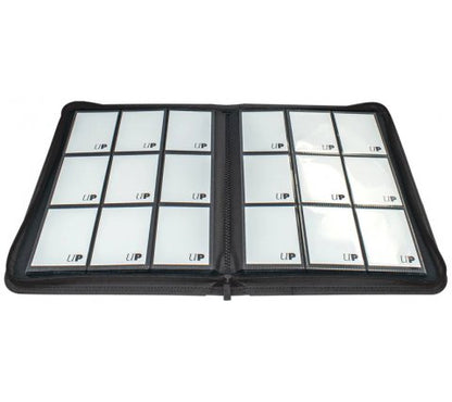 PRO-BINDER Zippered 9-Pocket Vivid Black