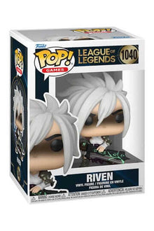 UITVERKOOP Deze League of Legends Funko Pop van Riven is ongeveer 9 cm groot en komt in een vensterverpakking.