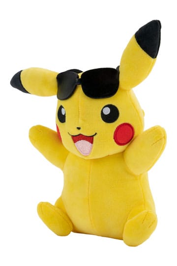 Peluche Pokémon Pikachu avec Lunettes de Soleil 20 cm