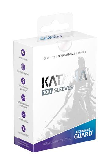 Accessoires Protect your cards like a Samurai with Ultimate Guard's Katana sleeves! Honoring the tradition of great Japanese craftmanship, these precision-made, top-of-the-line sleeves are extremely durable and will meet the highest standards of players a
