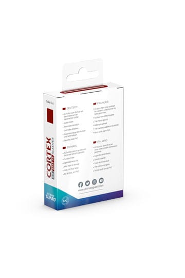 Accessoires Ultimate Guard CORTEX sleeves are a perfect choice for all TCG brain athletes! Designed for your daily use, Ultimate Guard CORTEX sleeves combine precision engineering and high-quality materials with an additional focus on value. Meant as an e
