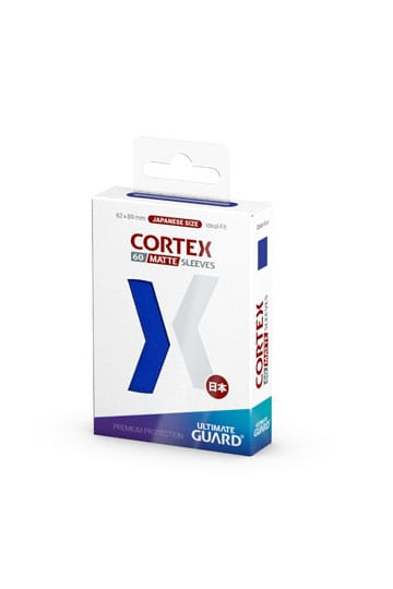 Ultimate Guard Cortex Sleeves Format Japonais Mat Bleu (60)