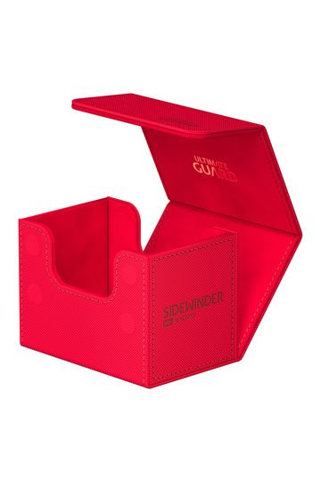 Accessoires Our convenient Sidewinder 80+ deck case provides easy access from both sides to your card deck. The box is optimized to hold 80 double-sleeved or 100 single-sleeved standard sized cards in Ultimate Guard Sleeves. The vibrant and elegant monoch