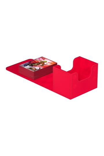 Accessoires Our convenient Sidewinder 80+ deck case provides easy access from both sides to your card deck. The box is optimized to hold 80 double-sleeved or 100 single-sleeved standard sized cards in Ultimate Guard Sleeves. The vibrant and elegant monoch