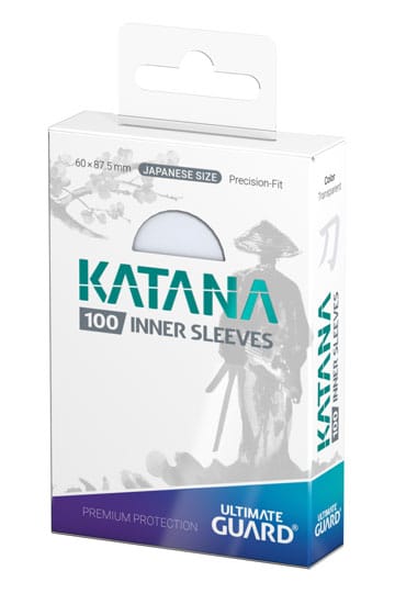 Accessoires The best protection for your cards - twice over! Honoring the tradition of pristine Japanese craftsmanship, the Katana Inner Sleeves Japanese Size provide even better protection for cards from TCGs like Yu-Gi-Oh! or Naruto. The card sleeves of