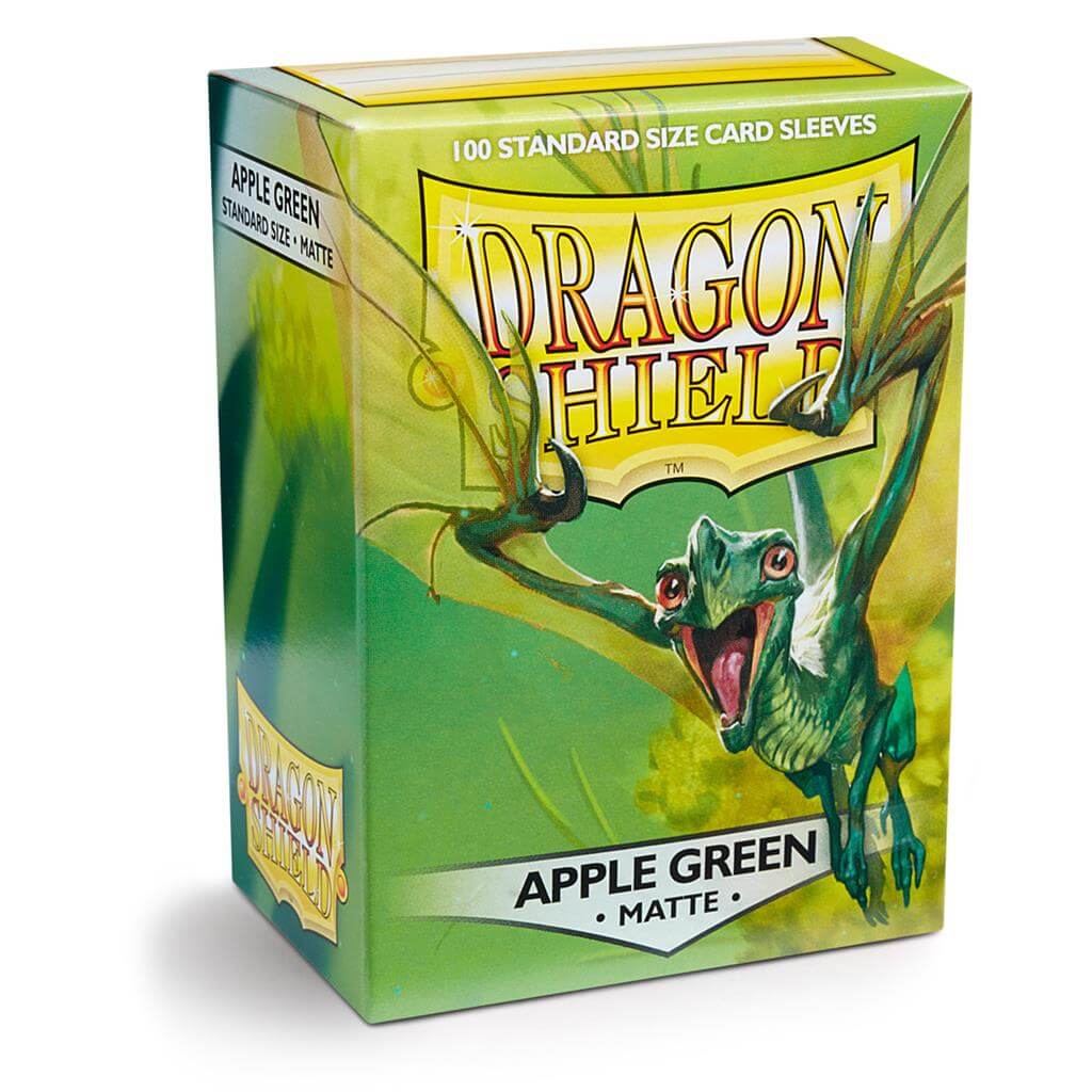 Accessoires Standard-size Dragon Shield Matte sleeves (63x88mm) met origineel draken artwork. Deze sleeves zijn PVC-vrij en geschikt voor kaartspellen zoals Magic: The Gathering, Pokémon TCG en Lord of the Rings TCG. Een box bevat 100 sleeves en is voorzi