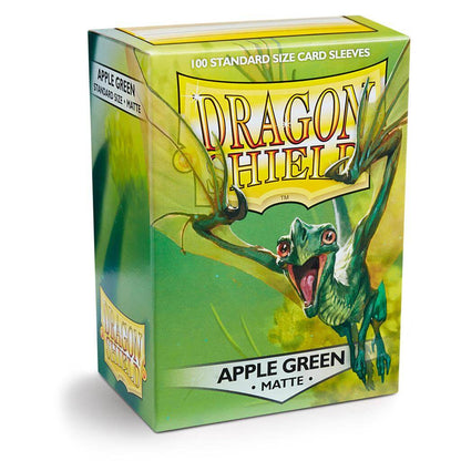 Accessoires Standard-size Dragon Shield Matte sleeves (63x88mm) met origineel draken artwork. Deze sleeves zijn PVC-vrij en geschikt voor kaartspellen zoals Magic: The Gathering, Pokémon TCG en Lord of the Rings TCG. Een box bevat 100 sleeves en is voorzi