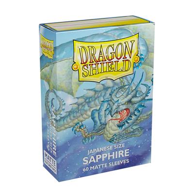 Accessoires Sapphirus. Ancient Greeks believed the sky to be the reflection of a giant sapphire which the world rests upon. Play proudly with these noble gems that glistens in the light.Matte sleeves are our popular line of textured Dragon Shield sleeves