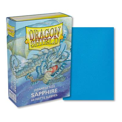 Accessoires Sapphirus. Ancient Greeks believed the sky to be the reflection of a giant sapphire which the world rests upon. Play proudly with these noble gems that glistens in the light.Matte sleeves are our popular line of textured Dragon Shield sleeves