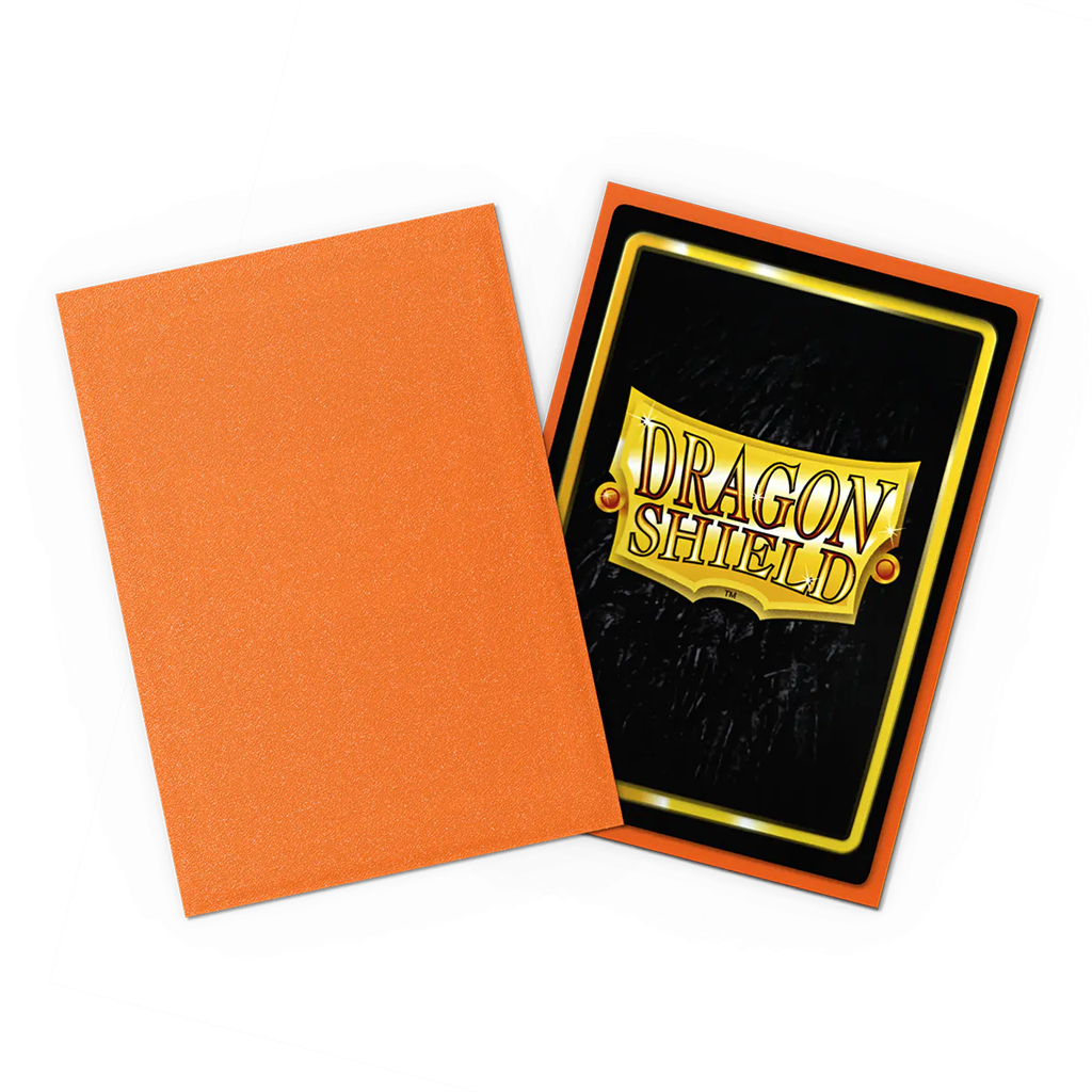 SLEEVES Dragon Shield Matte Japanese Amber (60 stuks)