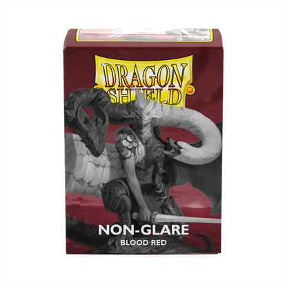 SLEEVES DS Non-Glare Matte Blood Red (100 stuks)