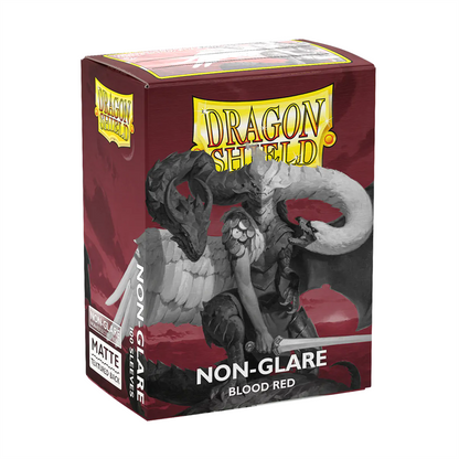 SLEEVES DS Non-Glare Matte Blood Red (100 stuks)