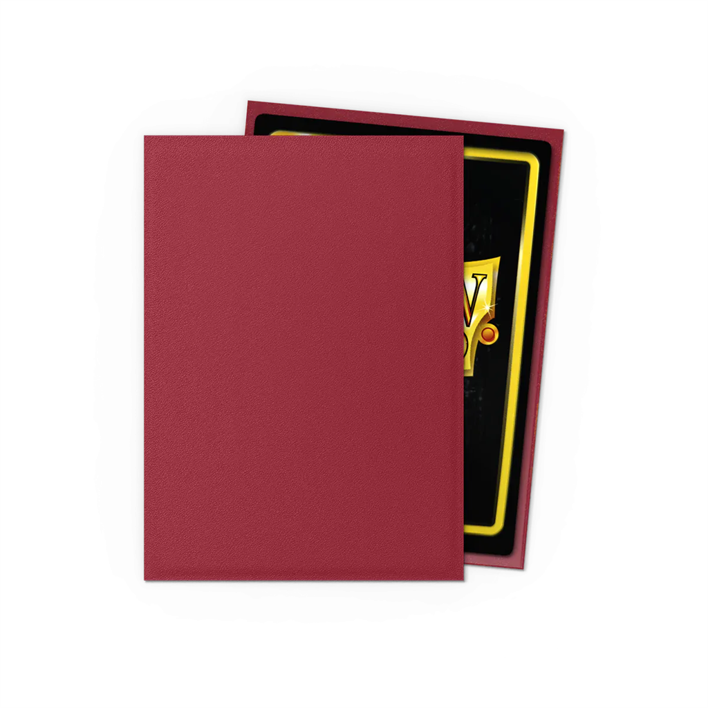 SLEEVES DS Non-Glare Matte Blood Red (100 stuks)