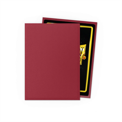 SLEEVES DS Non-Glare Matte Blood Red (100 stuks)
