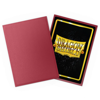 SLEEVES DS Non-Glare Matte Blood Red (100 stuks)