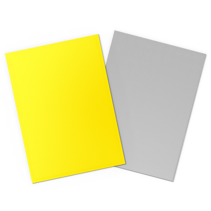 SLEEVES DS Matte Dual - Yellow & Silver (100)