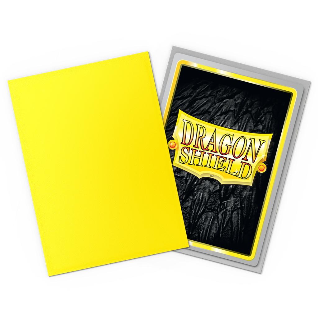 SLEEVES DS Matte Dual - Yellow & Silver (100)