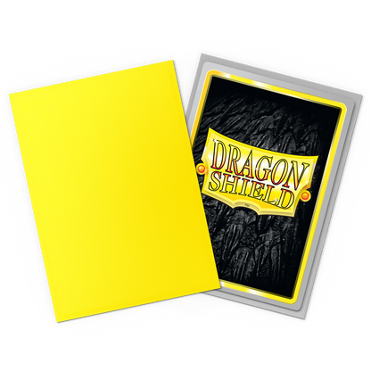 SLEEVES DS Matte Dual - Yellow & Silver (100)
